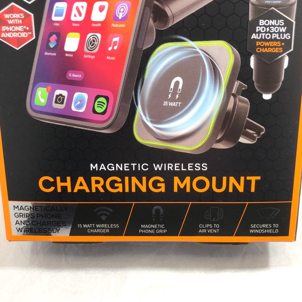 MAGNETIC WIRELESS CHARGING MOUNT - Picture 3 of 14